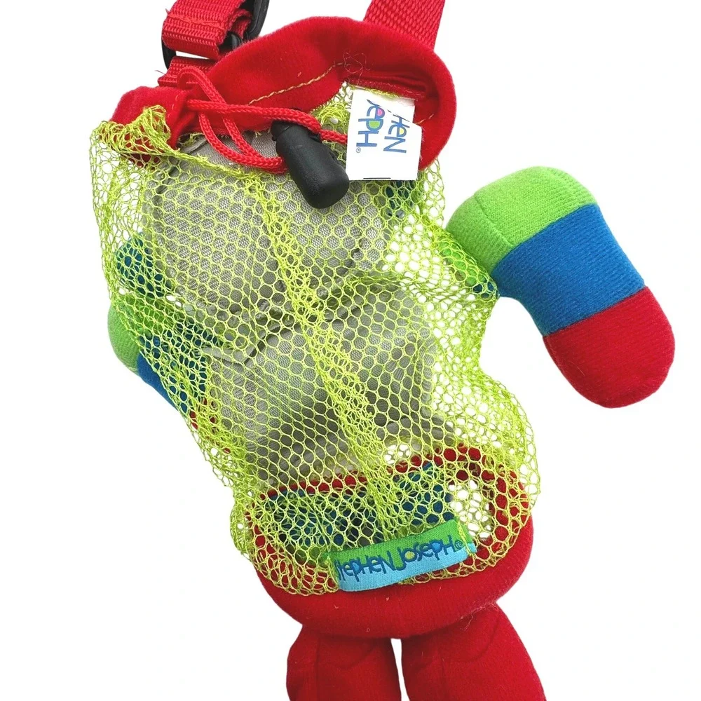 STEPHEN JOSEPH Bottle Buddy Robot Water Bottle Holder Carrier Strap‎ Mesh Quinn